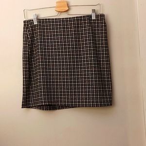 H & M Houndstooth Skirt